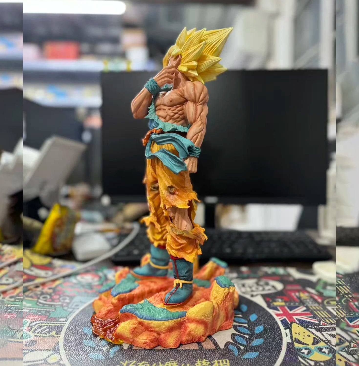 38cm/14.96inch - ZW Statue Son Goku Base